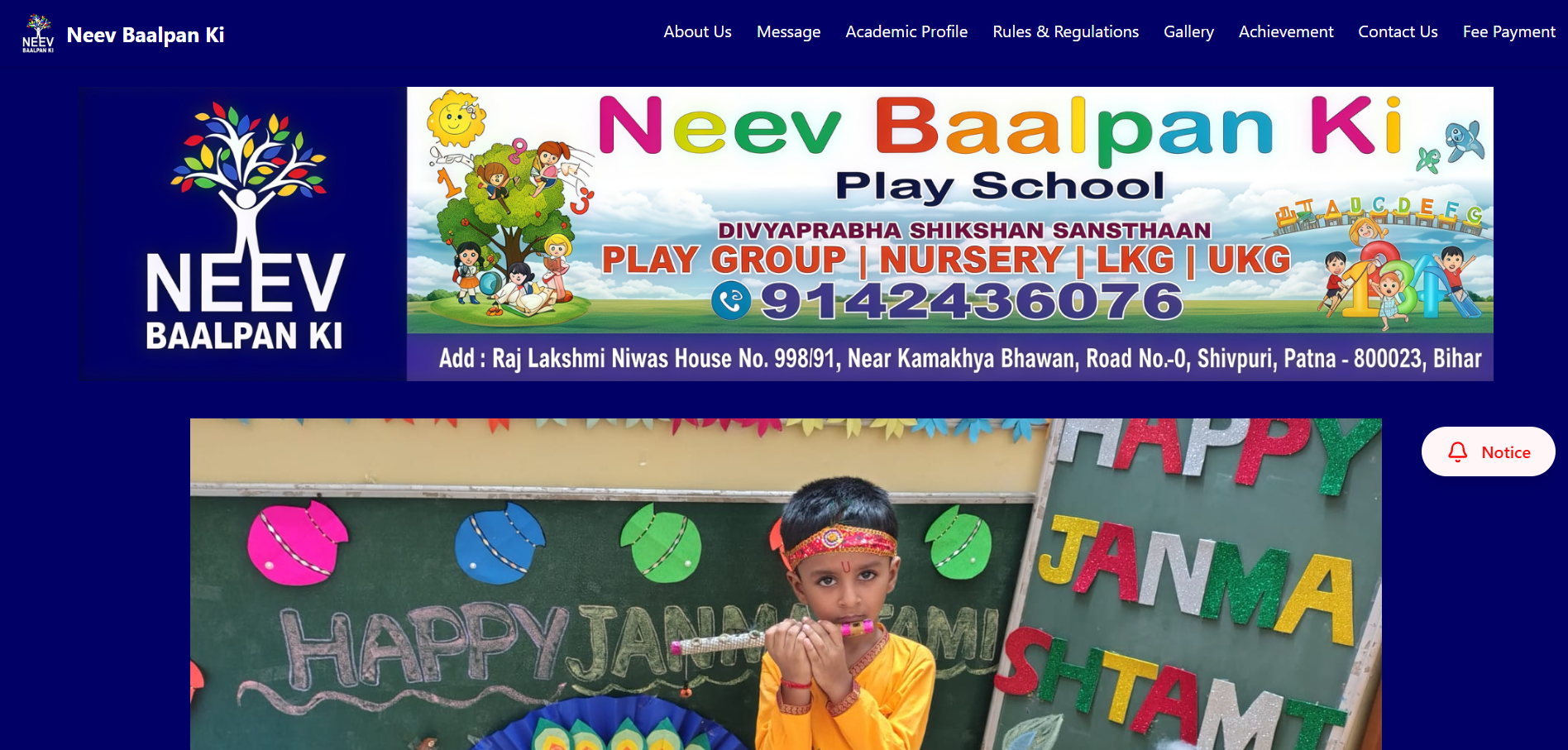 Neev Baalpan Ki: Building Online Presence
